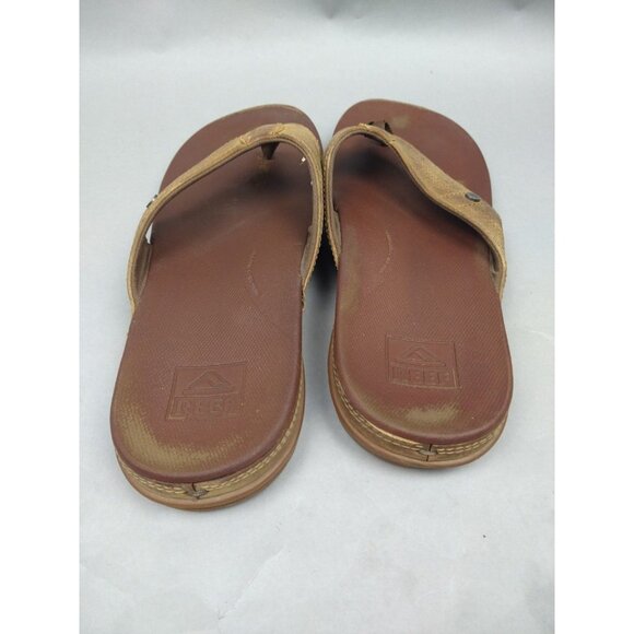Reef Cushion Bounce Lux RF0A2YMN Brown Flip Flops Men's 12 - Picture 4 of 7